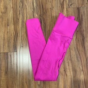 Hot pink Fabletics sculptknit leggings XS
